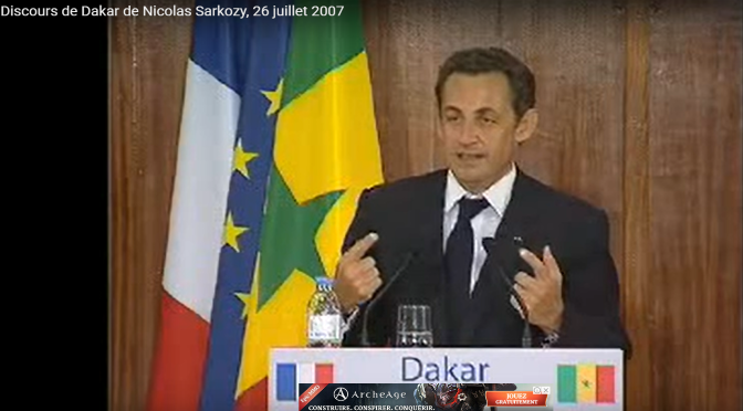 Le discours de Dakar de Sarkozy de 2007 : ça ne passe toujours pas !